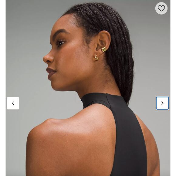 Lululemon Nulu Mockneck Sleeveless Bodysuit black Size XL New With Tags - Picture 8 of 10